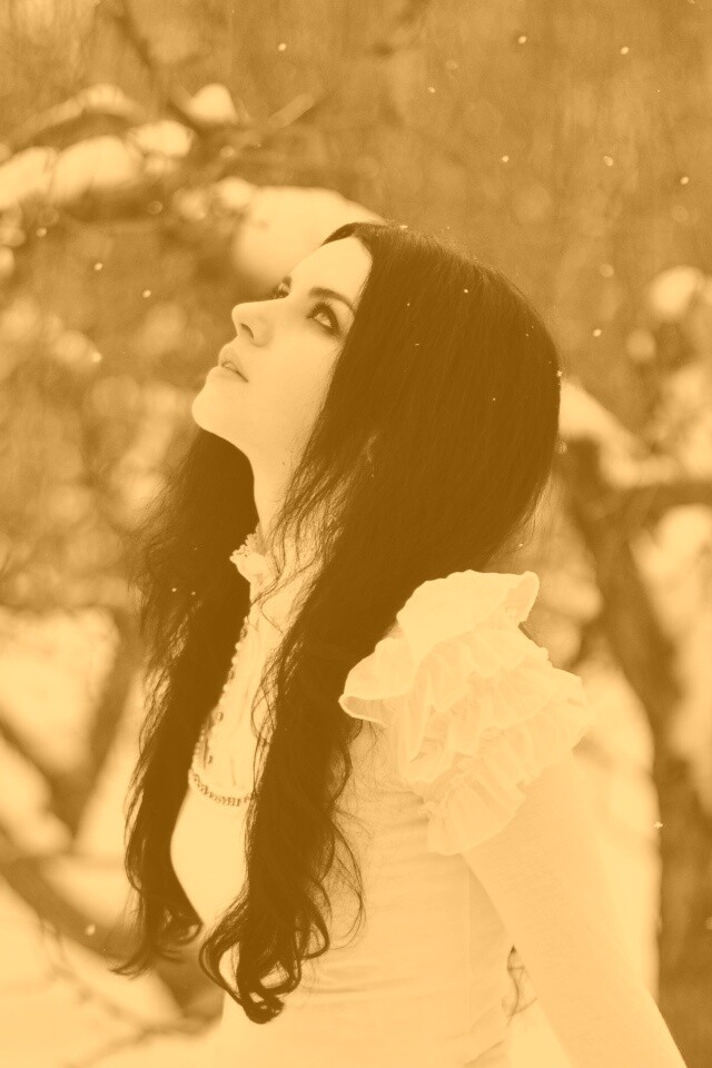 Белоснежная леди обои