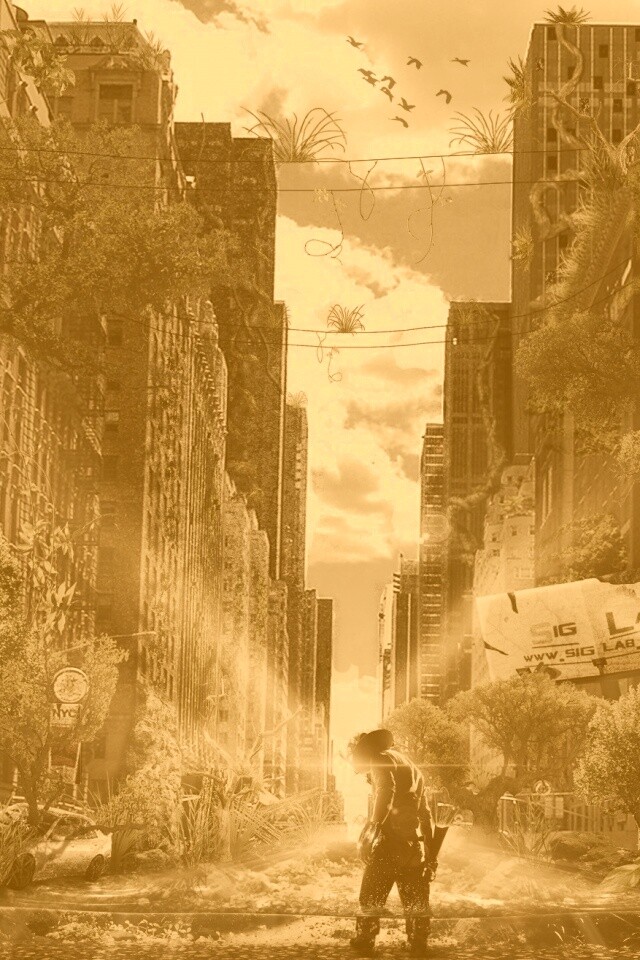 Постапокалиптический мир обои