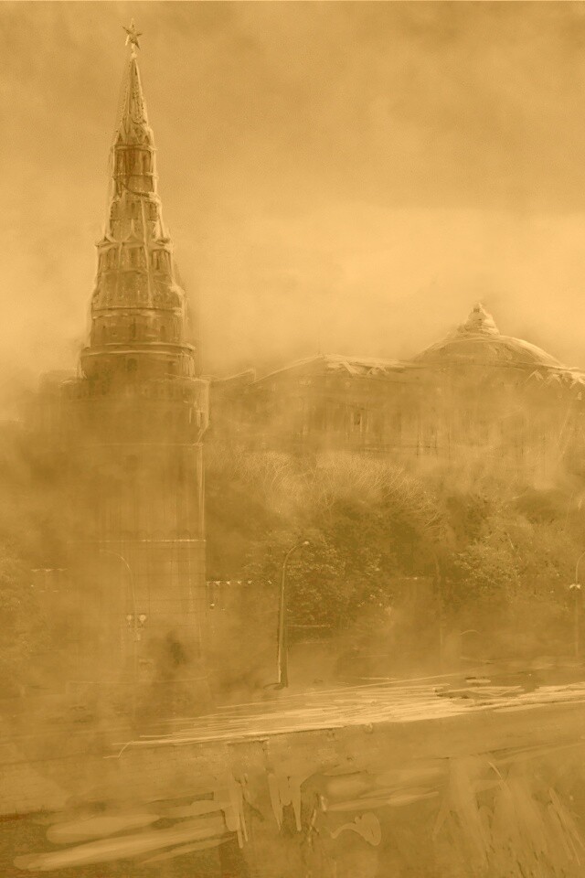 Постапокалиптическая Москва обои