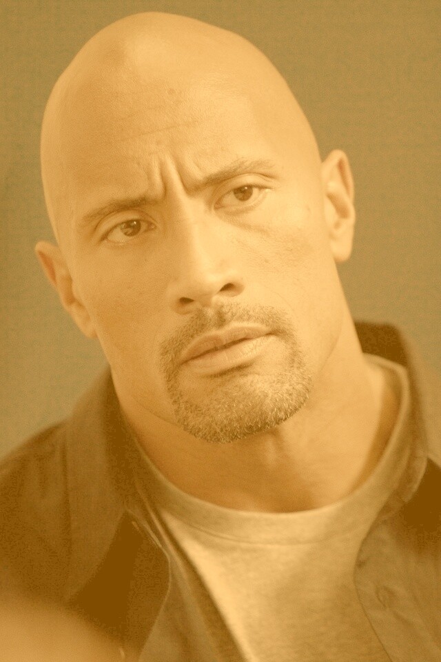 Dwayne johnson, Actor, Bald, Hair, Celebrity обои
