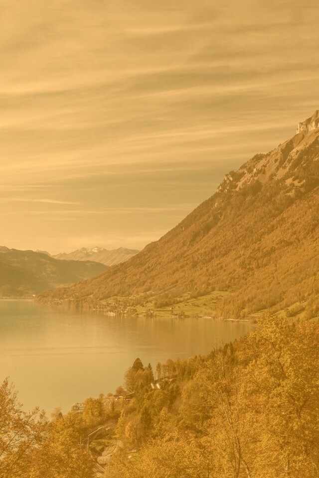 Горное озеро обои