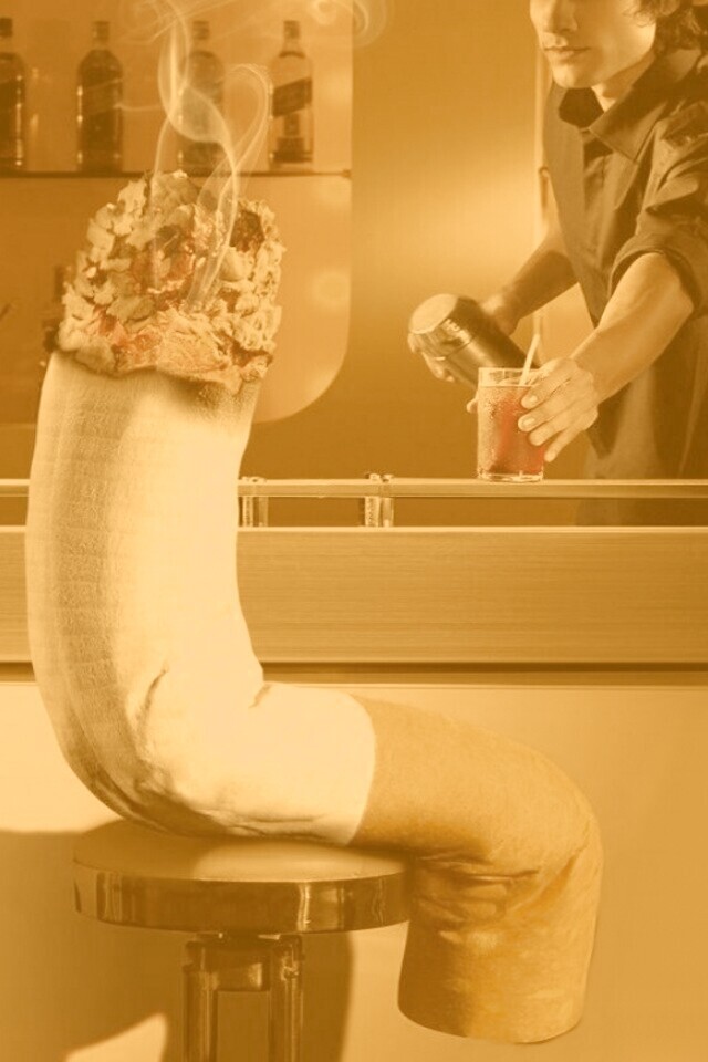 Сигарета в баре обои