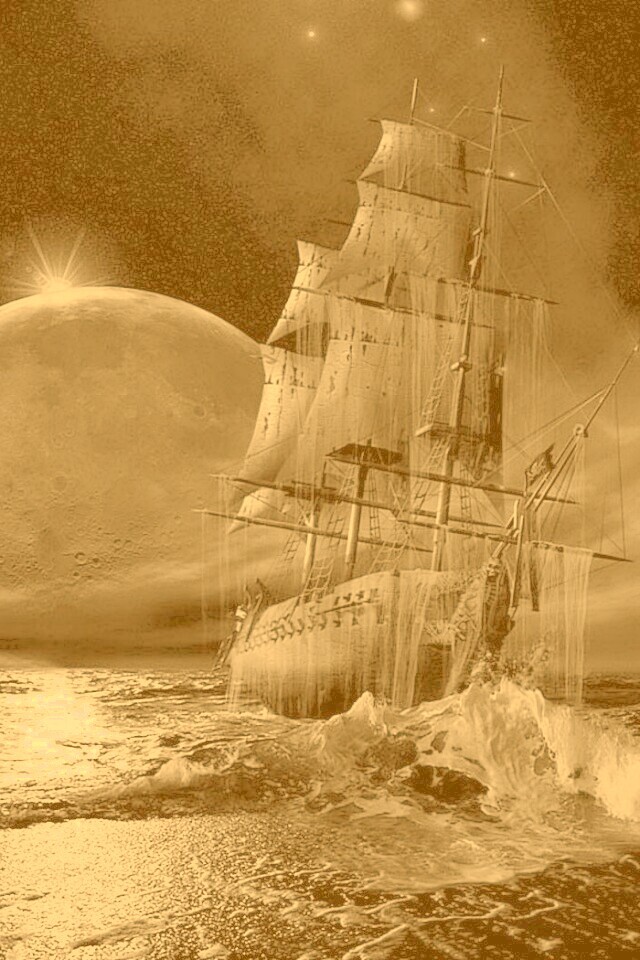Корабль призрак обои