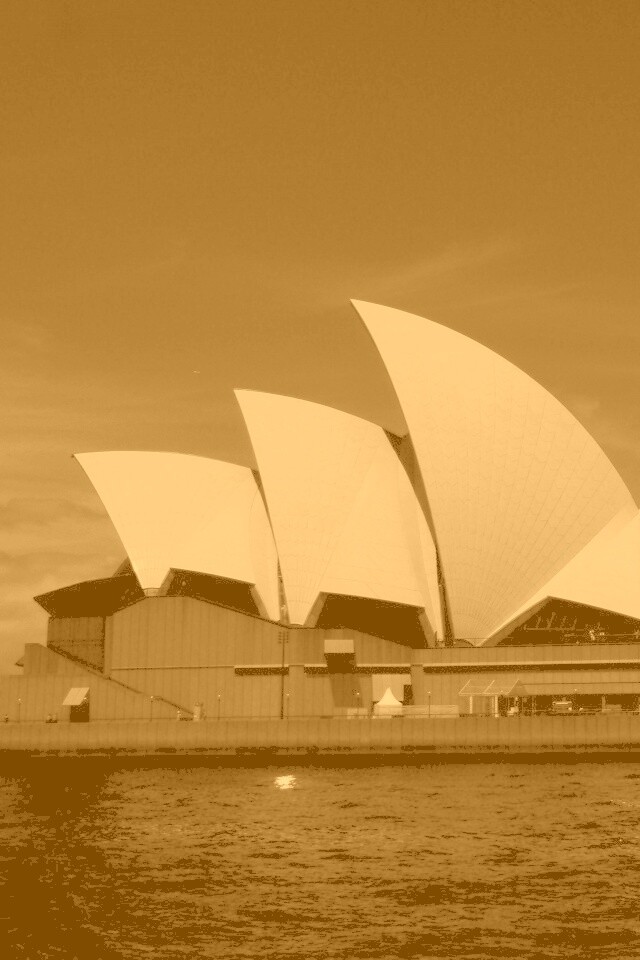 Здание оперного театра в Сиднее обои