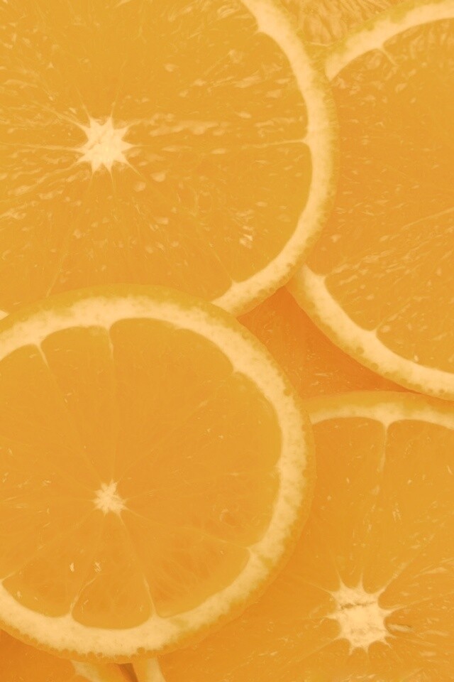 Апельсиновые дольки обои