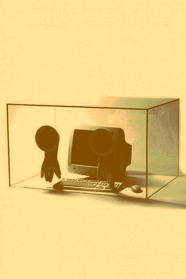 Зараженный компьютер обои