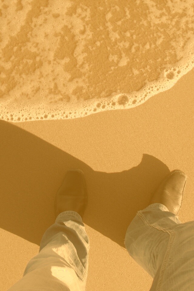 На пляже обои