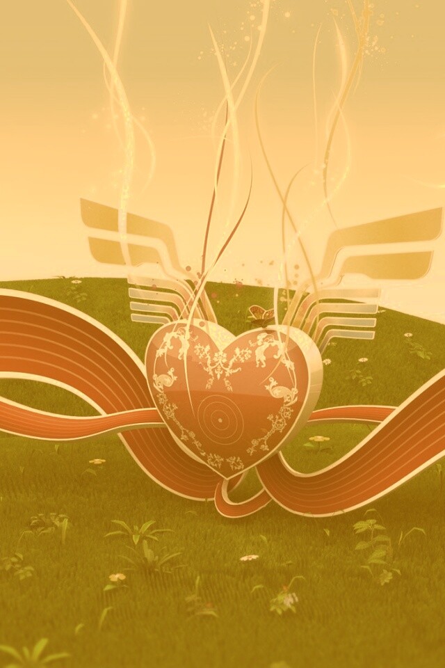 Валентинка обои