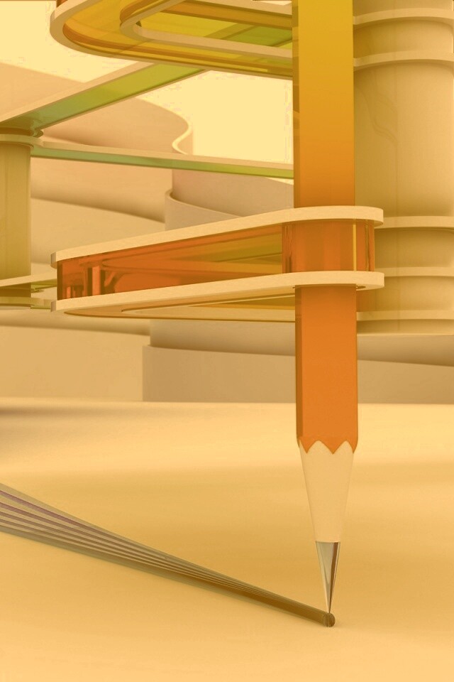 Фантазия карандаша обои