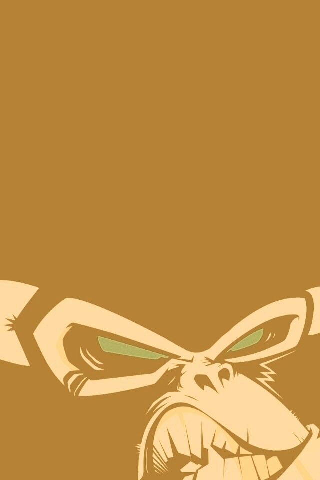 Злая обезьяна обои