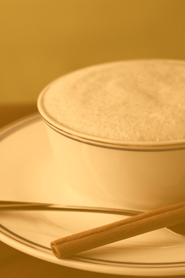 Чашечка кофе с корицей обои