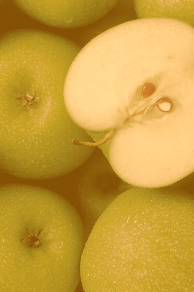 Вкусные свежие яблоки обои