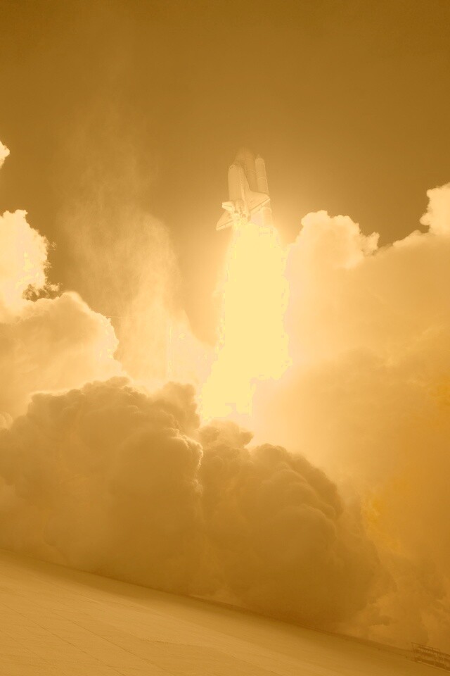 Взлет шатла обои