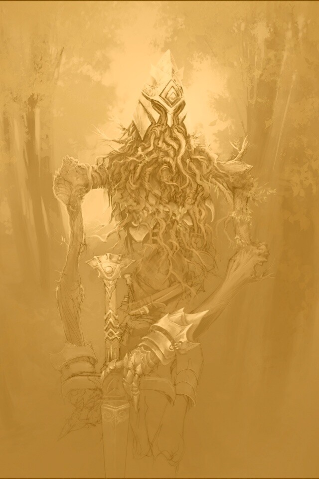 Зеленый король обои