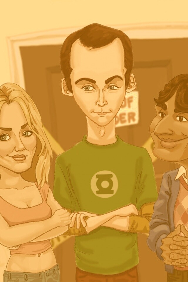 Теория большого взрыва (рисунок) обои