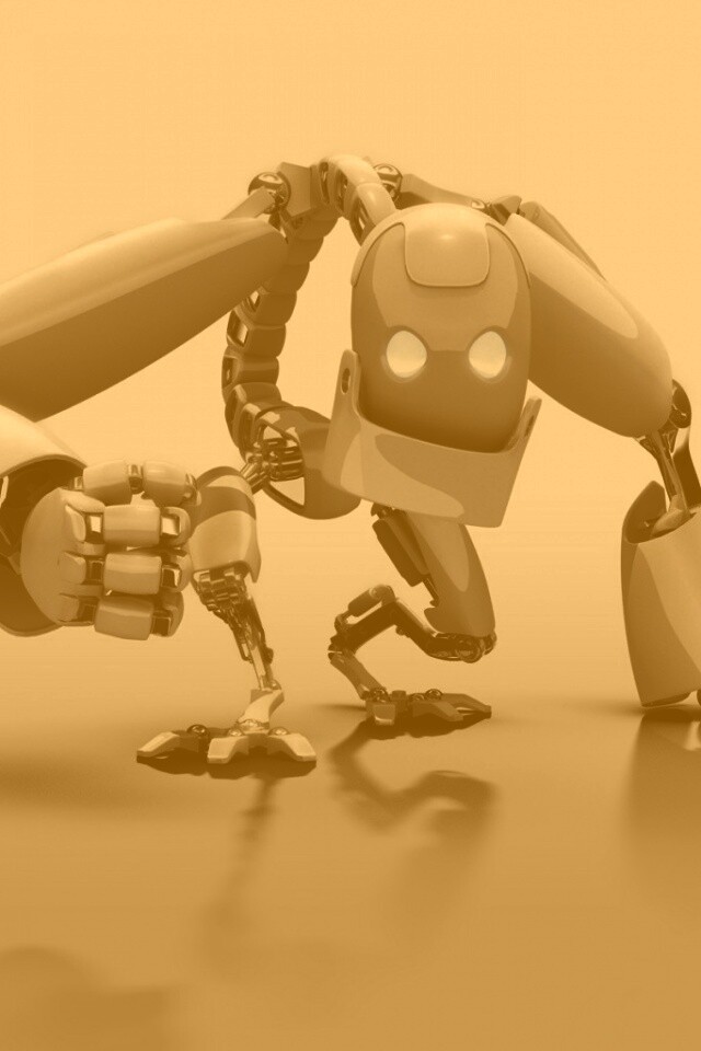 Крадущийся робот обои