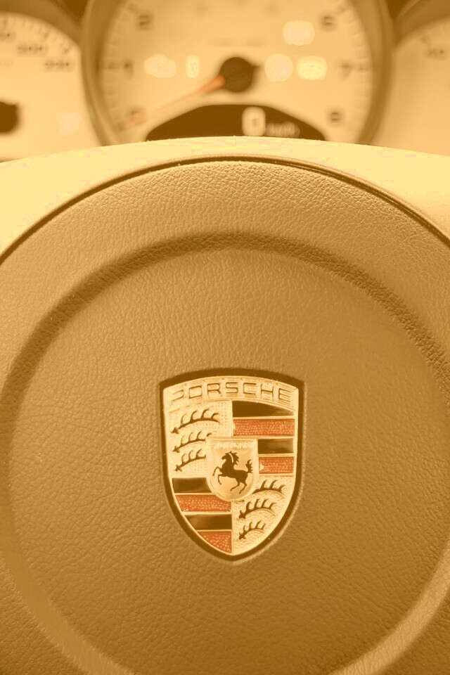 Руль Porshe обои