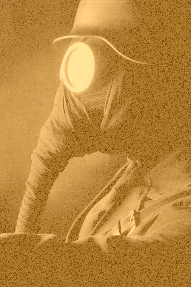 В противогазе обои