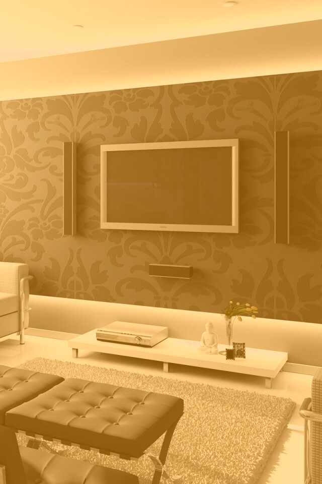 Современная комната обои