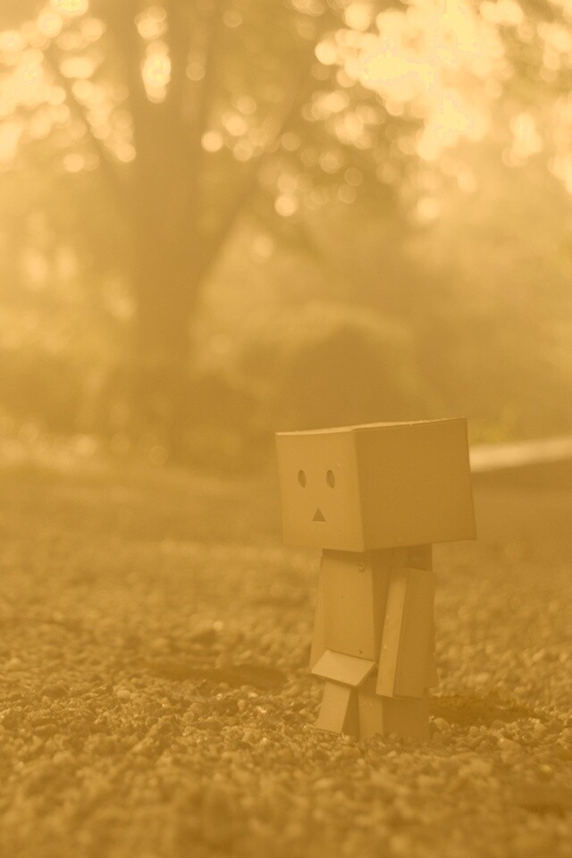 Картонный человечек обои