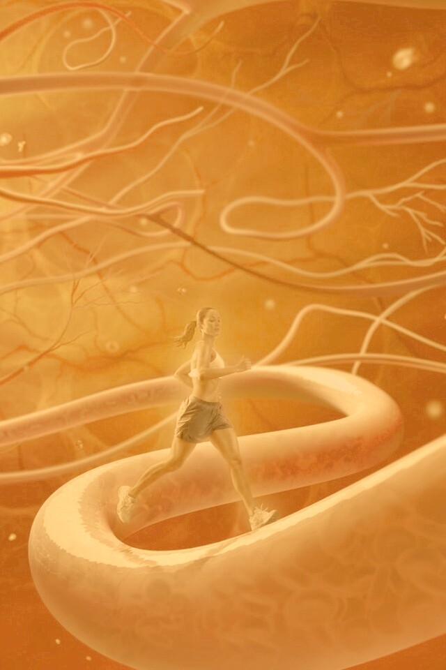 Бег крови обои