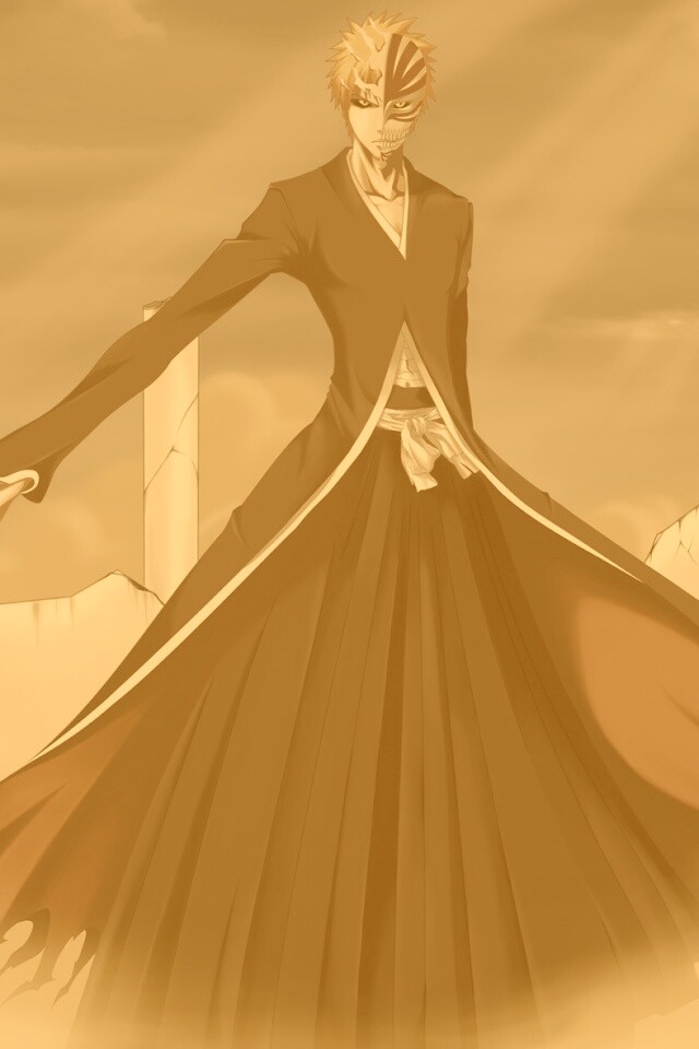 Хичиго в руинах обои