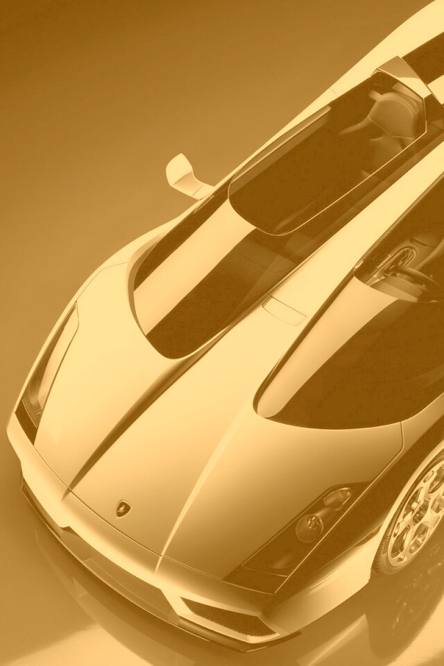 Светло-серый Lamborghini обои