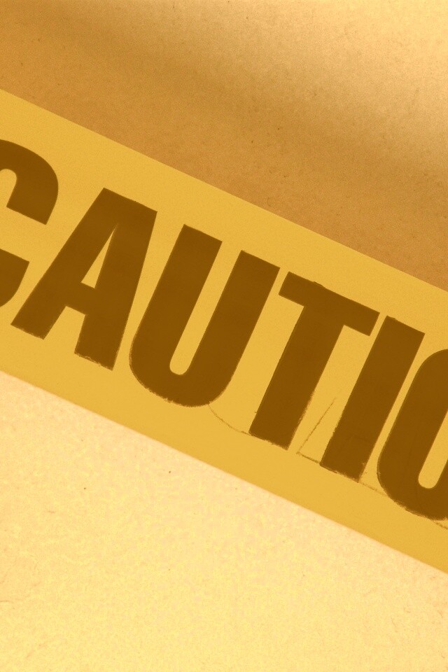 Caution  обои