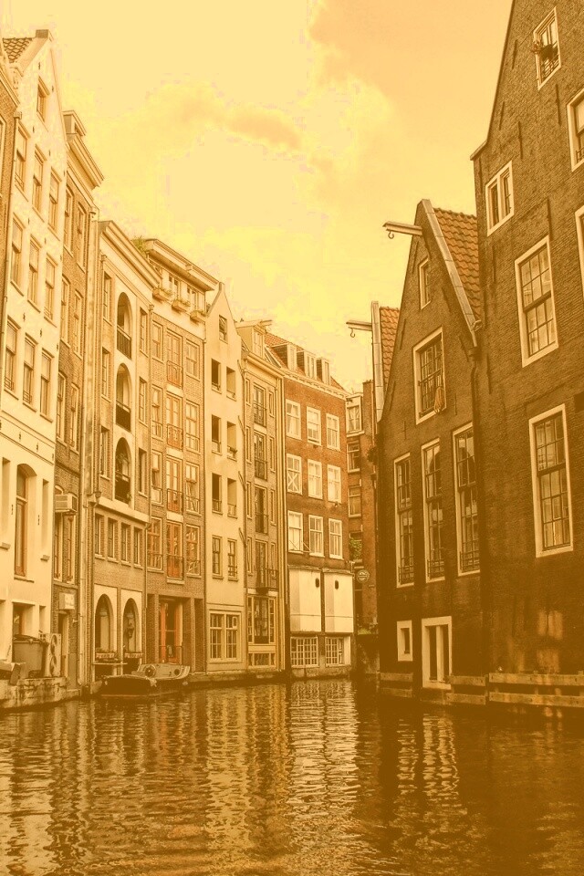 Венецианские каналы в Амстердаме обои