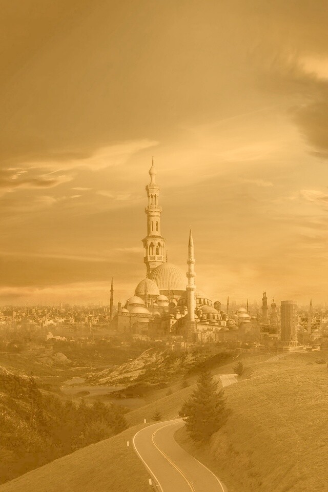Город минаретов обои