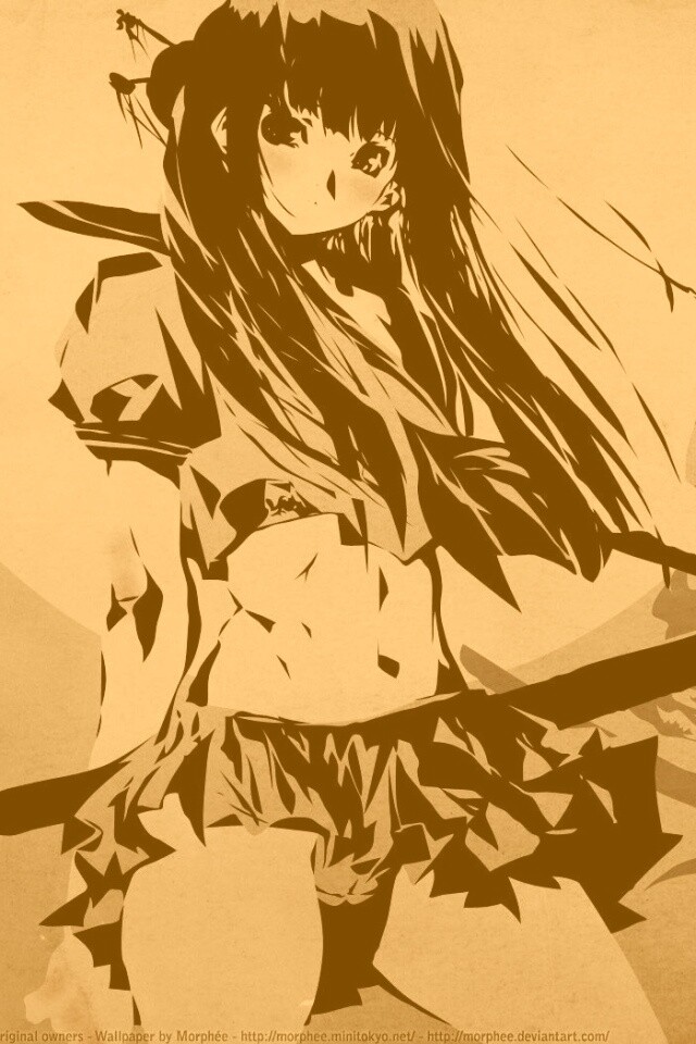 Девушка с мечом обои