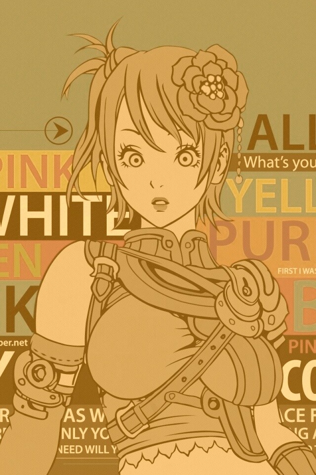 Раскрась её обои