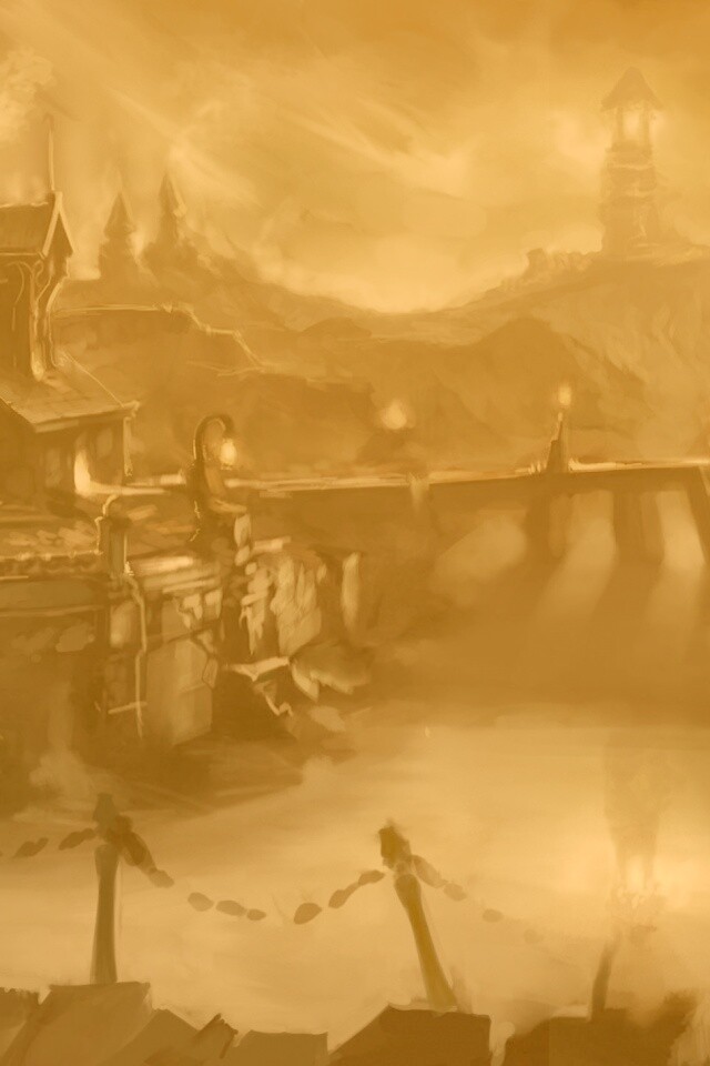 Волшебная деревня обои