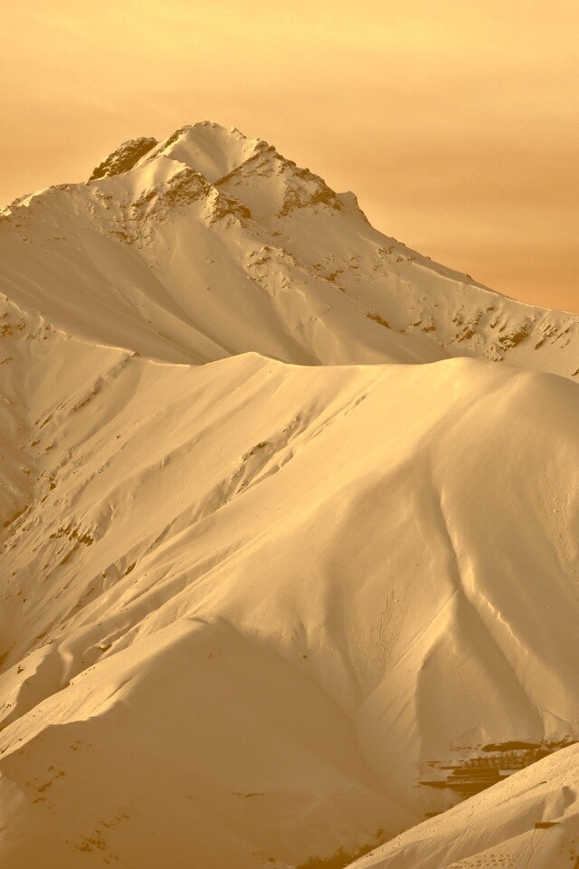 Снежные вершины обои