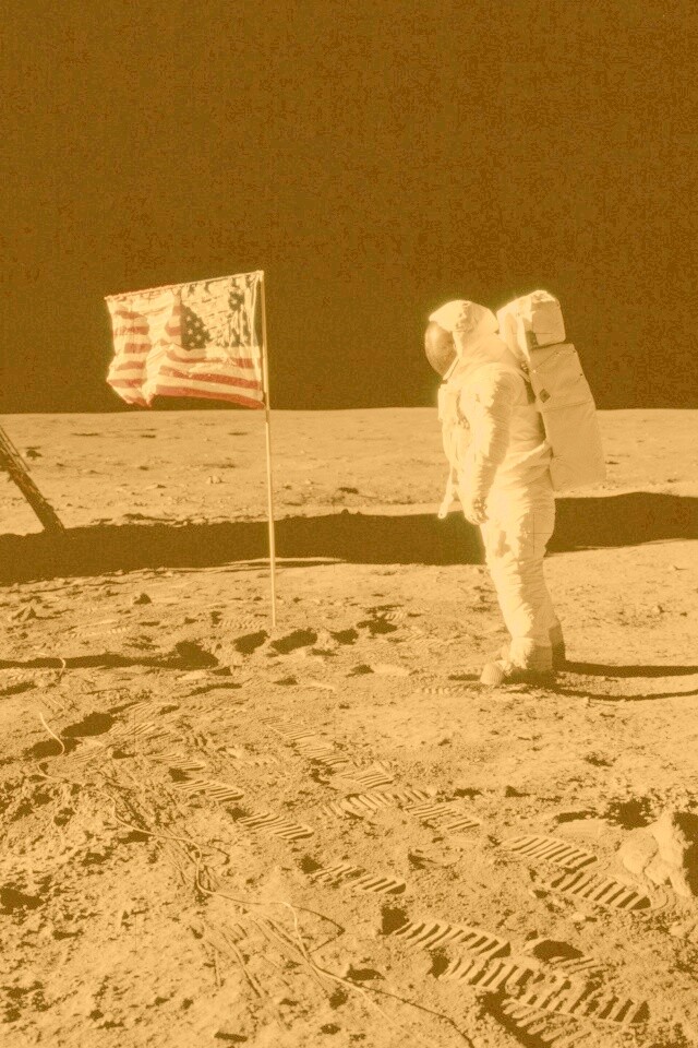 Высадка американцев на Луну обои