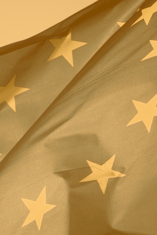 Синий флаг Евросоюза (европейского союза) обои