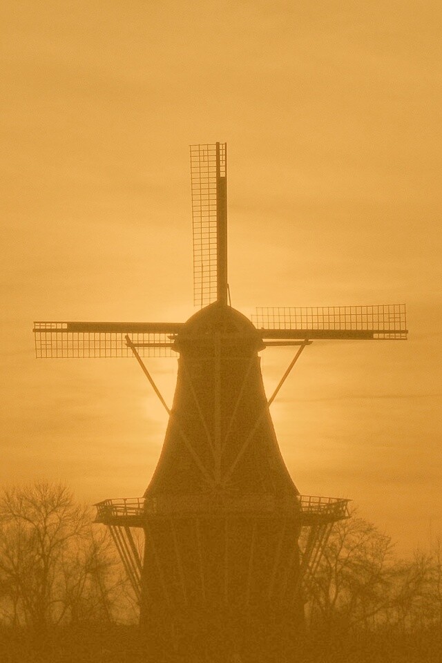 Мельница обои