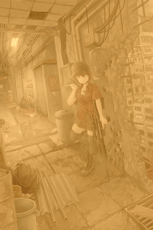 Снайпер на месте обои