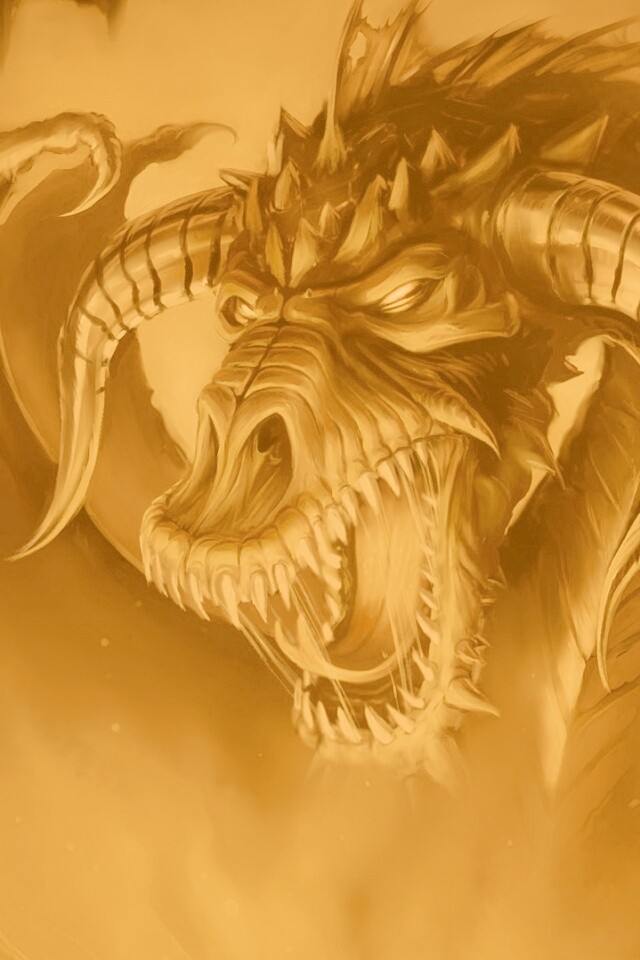 Рыцарь против дракона обои