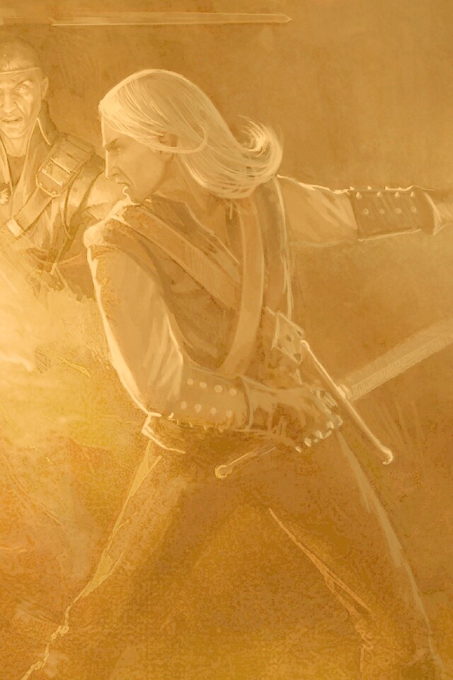 Геральт и Беренгар против Азара обои