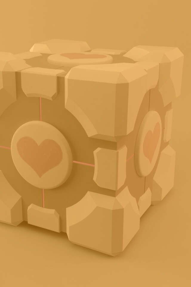 Взвешенный куб-компаньон обои