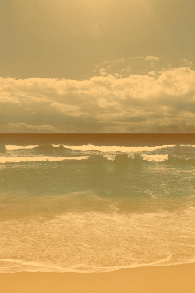 Потрясающий вид на морской пляж обои