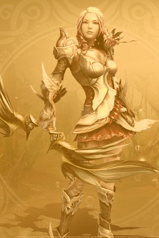 Лучница из Aion обои