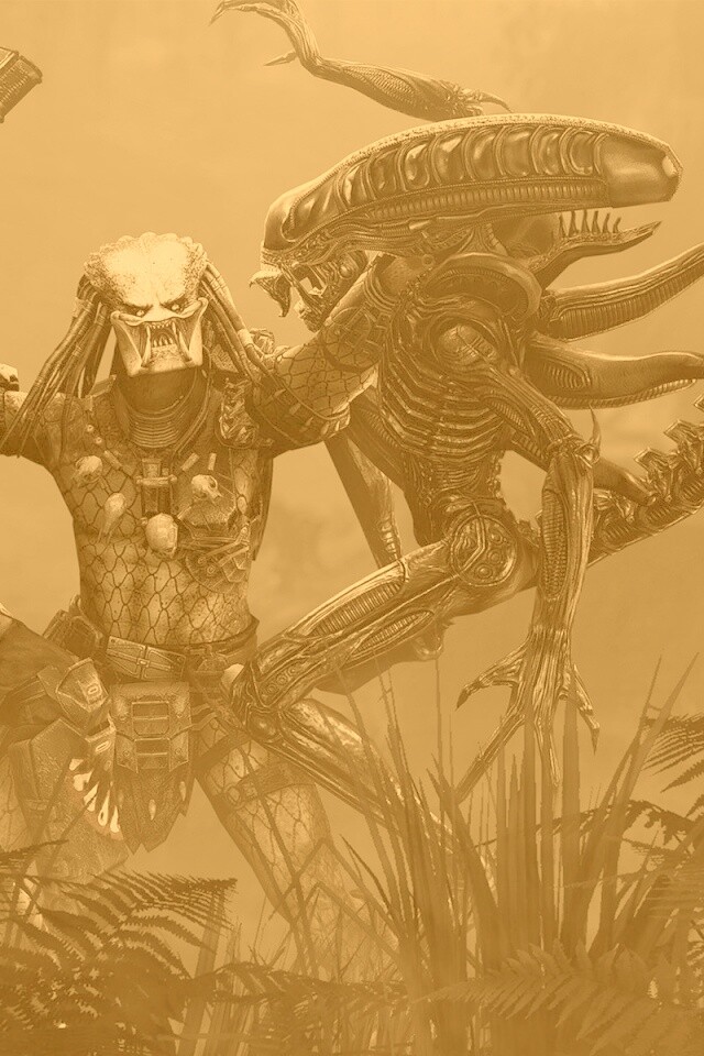 Чужой против Хищника обои