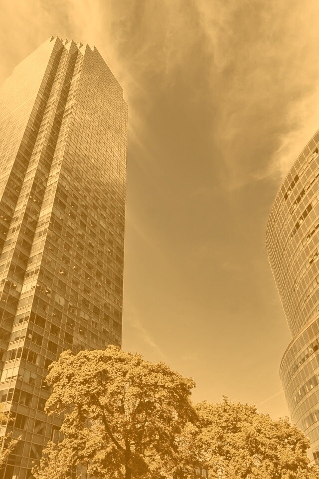 Осязательный Нью-Йорк с большими домами обои