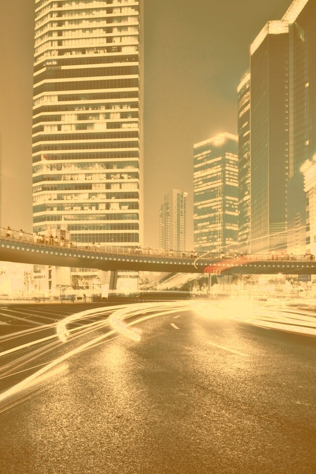 Ночной мегаполис обои