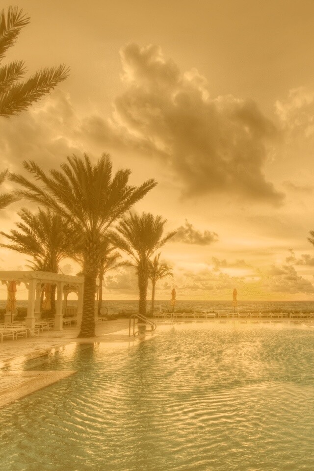 Бассейн обои