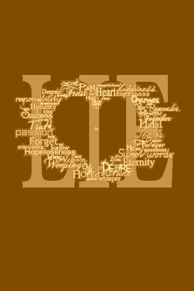 Слова о любви обои