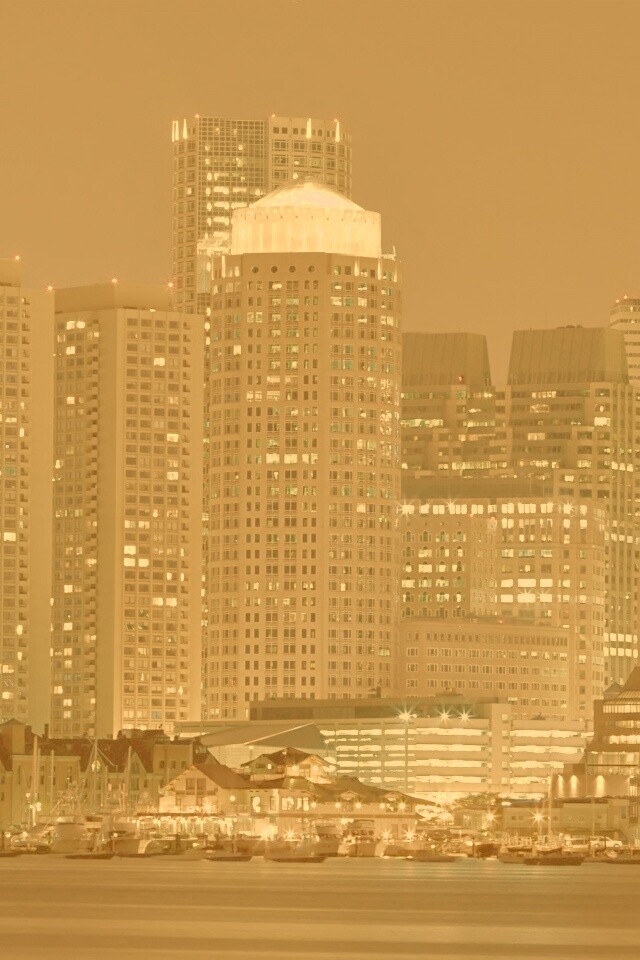 Панорама города обои