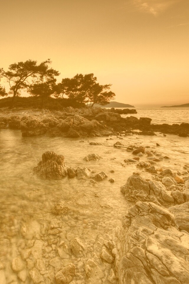 Каменный остров обои